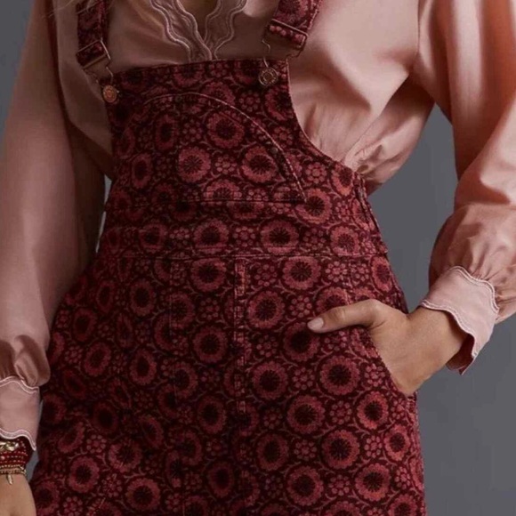 NWT Pilcro Relaxed Cord Overall - Picture 2 of 9